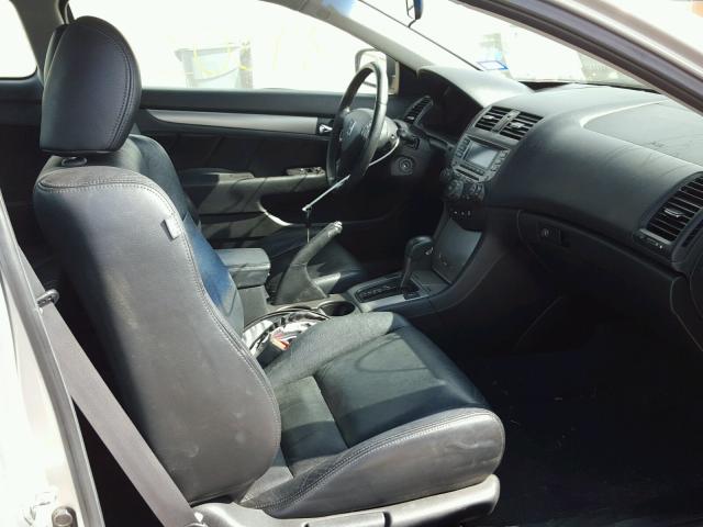 1HGCM82647A002079 - 2007 HONDA ACCORD EX SILVER photo 5