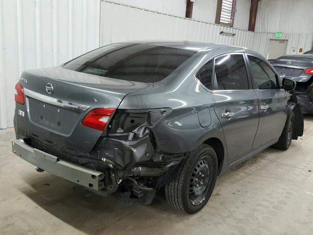 3N1AB7AP2HY261265 - 2017 NISSAN SENTRA S CHARCOAL photo 4