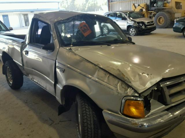 1FTCR10X4VUB27680 - 1997 FORD RANGER SILVER photo 9