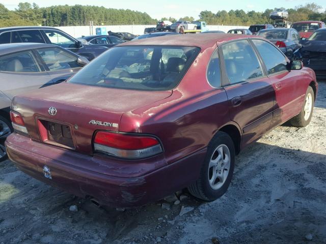 4T1BF12B6VU137645 - 1997 TOYOTA AVALON RED photo 4