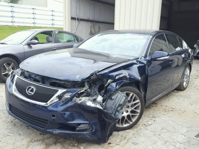 JTHBE1KS5A0049371 - 2010 LEXUS GS 350 BLUE photo 2