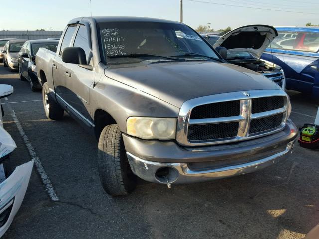 1D7HA18NX3S228205 - 2003 DODGE RAM 1500 S CHARCOAL photo 1