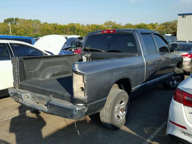 1D7HA18NX3S228205 - 2003 DODGE RAM 1500 S CHARCOAL photo 4