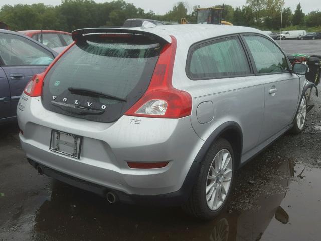 YV1672MK8C2280430 - 2012 VOLVO C30 T5 SILVER photo 4