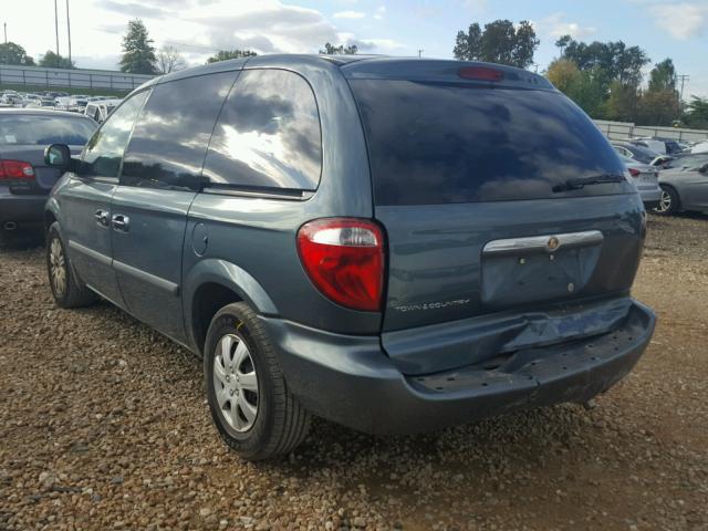 1A4GP45R56B730941 - 2006 CHRYSLER TOWN & COU BLUE photo 3