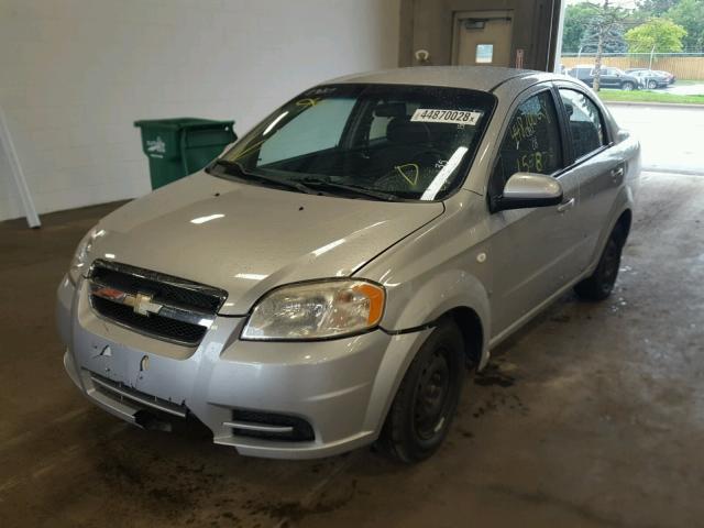 KL1TD56678B020280 - 2008 CHEVROLET AVEO BASE Gümüş foto 2