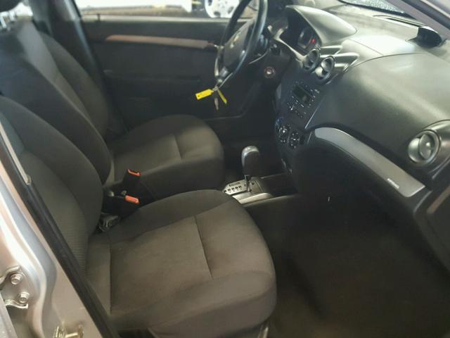KL1TD56678B020280 - 2008 CHEVROLET AVEO BASE Gümüş foto 5