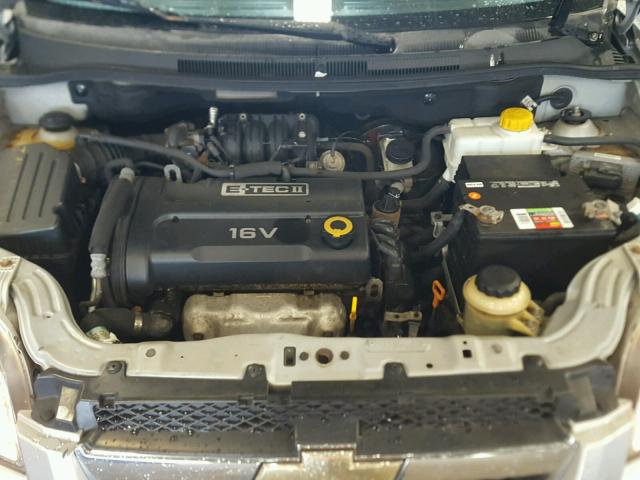 KL1TD56678B020280 - 2008 CHEVROLET AVEO BASE Gümüş foto 7