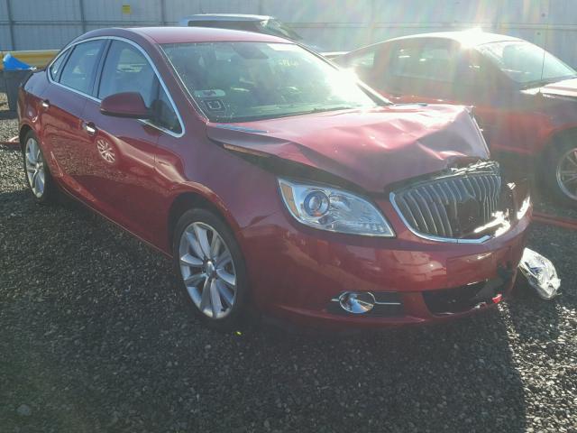 1G4PP5SK4D4148815 - 2013 BUICK VERANO RED photo 1