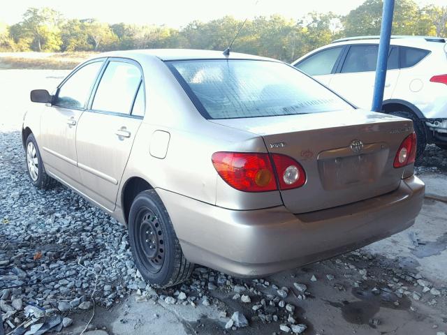 1NXBR32E54Z237652 - 2004 TOYOTA COROLLA GOLD photo 3