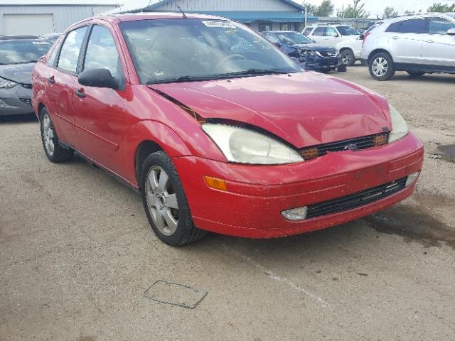 1FAHP38362W145144 - 2002 FORD FOCUS ZTS RED photo 1