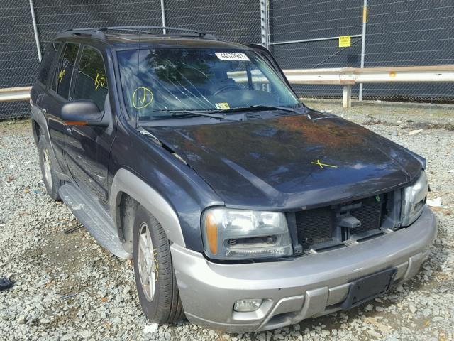 1GNDT13S332338522 - 2003 CHEVROLET TRAILBLAZE BLUE photo 1