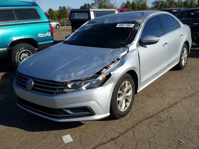 1VWAT7A37GC014609 - 2016 VOLKSWAGEN PASSAT S ვერცხლისფერი ფოტო 2