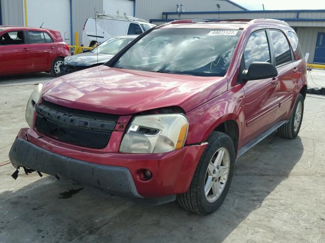 2CNDL73F056091802 - 2005 CHEVROLET EQUINOX LT MAROON photo 2