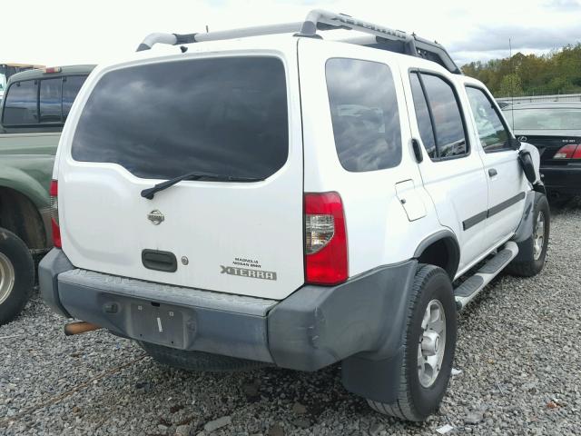 5N1ED28T31C584541 - 2001 NISSAN XTERRA WHITE photo 4