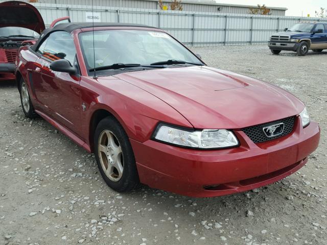 1FAFP44433F376113 - 2003 FORD MUSTANG RED photo 1