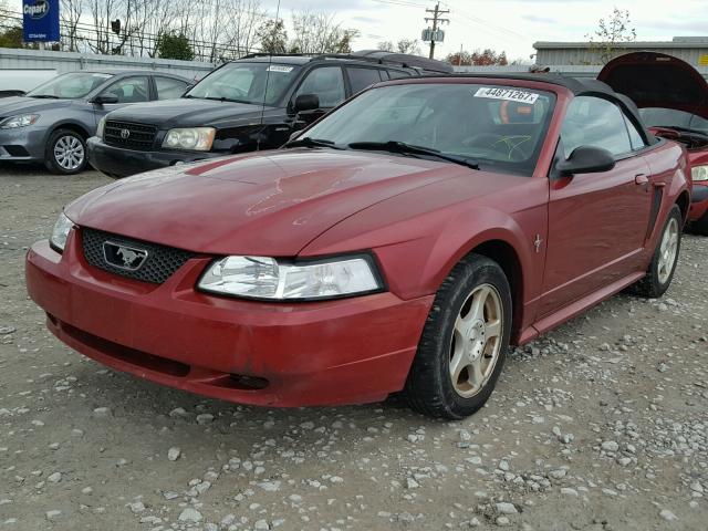 1FAFP44433F376113 - 2003 FORD MUSTANG RED photo 2