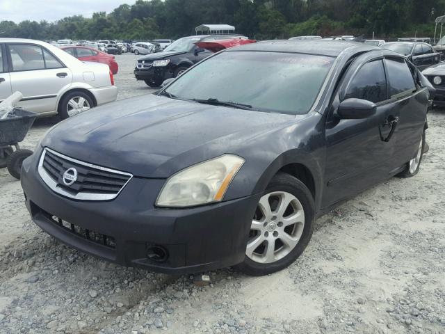 1N4BA41E48C809816 - 2008 NISSAN MAXIMA SE BLACK photo 2