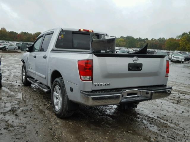 1N6AA0EDXEN515527 - 2014 NISSAN TITAN S GRAY photo 3