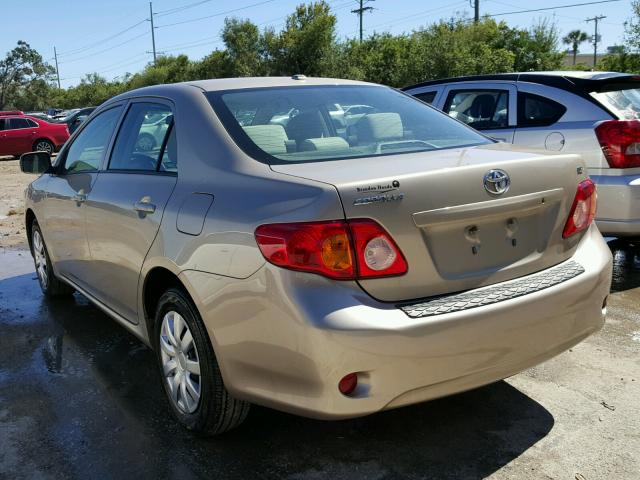 2T1BU4EEXAC240558 - 2010 TOYOTA COROLLA BA GOLD photo 3