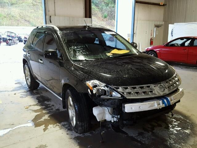 JN8AZ08W47W627704 - 2007 NISSAN MURANO SL BLACK photo 1