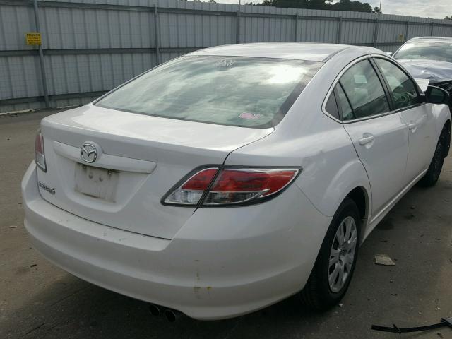 1YVHZ8BH5A5M28803 - 2010 MAZDA 6 I WHITE photo 4