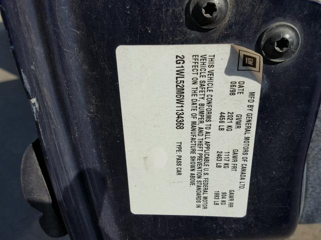 2G1WL52M6W1134368 - 1998 CHEVROLET LUMINA BAS ლურჯი ფოტო 10