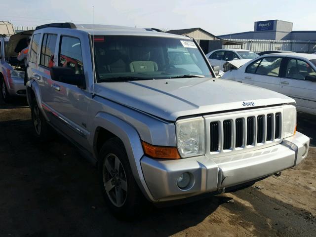 1J8HG48N66C352635 - 2006 JEEP COMMANDER SILVER photo 1