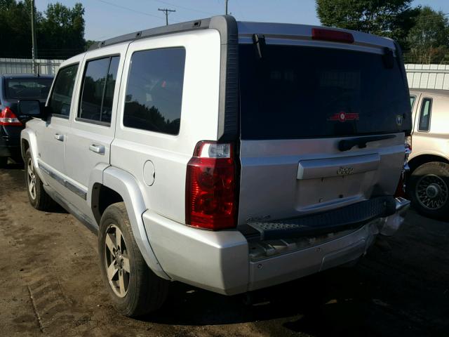 1J8HG48N66C352635 - 2006 JEEP COMMANDER SILVER photo 3