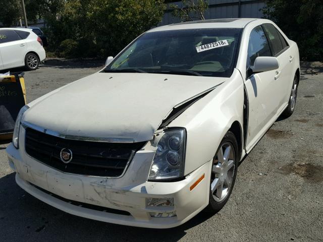 1G6DW677150206170 - 2005 CADILLAC STS WHITE photo 2