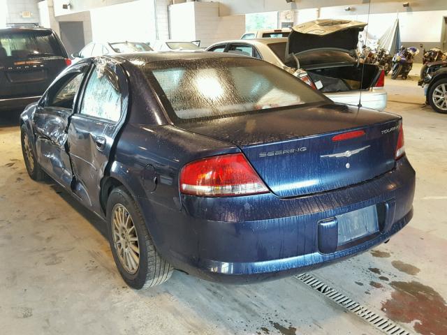 1C3AL56T16N168692 - 2006 CHRYSLER SEBRING TO BLUE photo 3