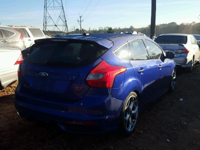 1FADP3L98EL436020 - 2014 FORD FOCUS ST BLUE photo 4