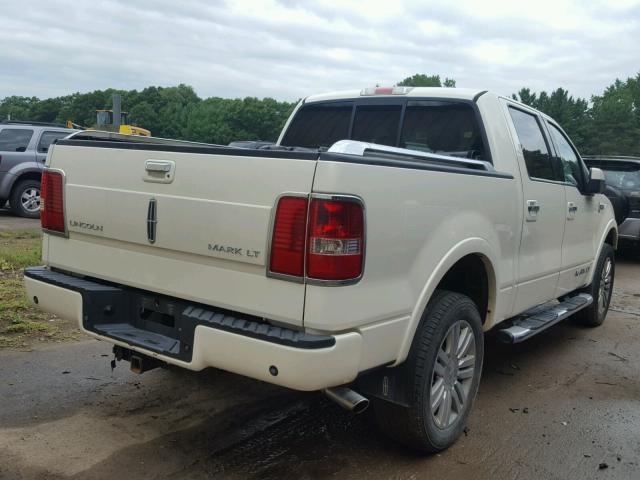 5LTPW18527FJ07610 - 2007 LINCOLN MARK LT WHITE photo 4