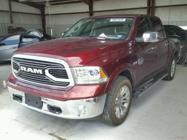 1C6RR7PTXHS689400 - 2017 RAM 1500 LONGH MAROON photo 2