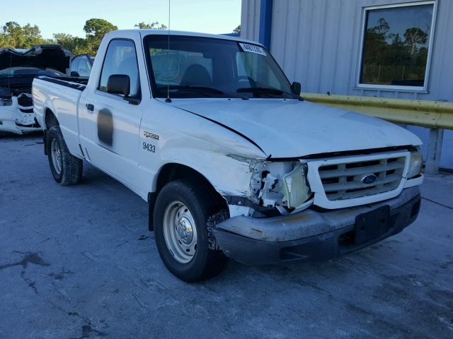 1FTYR10U11TA74402 - 2001 FORD RANGER WHITE photo 1