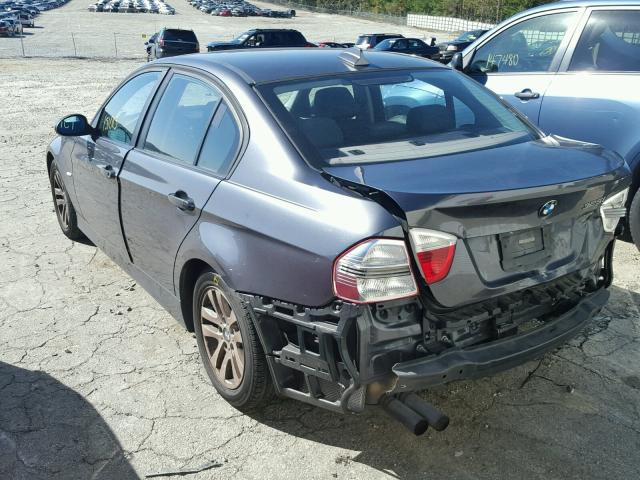 WBAVB135X6KX66292 - 2006 BMW 325 I GRAY photo 3