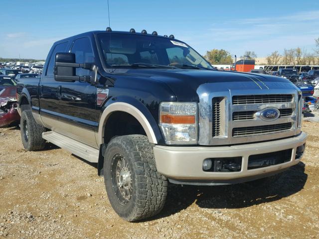 1FTWW31R68EC94493 - 2008 FORD F350 SRW S BLACK photo 1