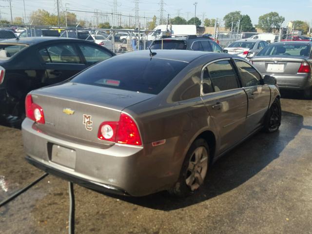 1G1ZB5E15BF169794 - 2011 CHEVROLET MALIBU LS BROWN photo 4