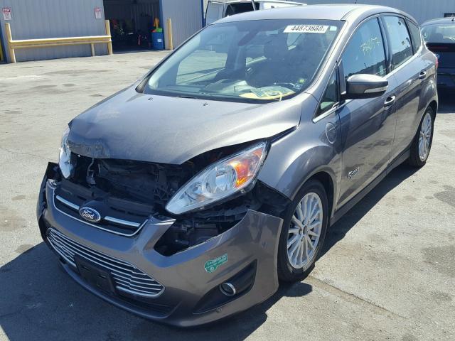 1FADP5CU6DL537880 - 2013 FORD C-MAX PREM GRAY photo 2