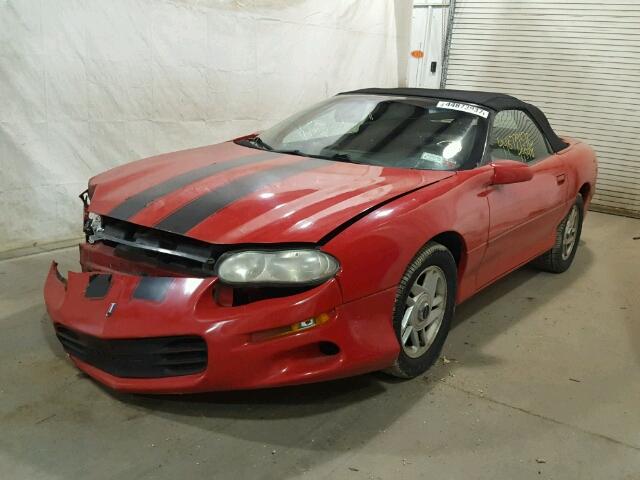 2G1FP32K4Y2142988 - 2000 CHEVROLET CAMARO TWO TONE photo 2