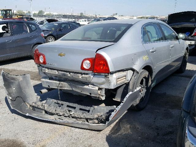1G1ZC5EBXAF306975 - 2010 CHEVROLET MALIBU 1LT SILVER photo 4
