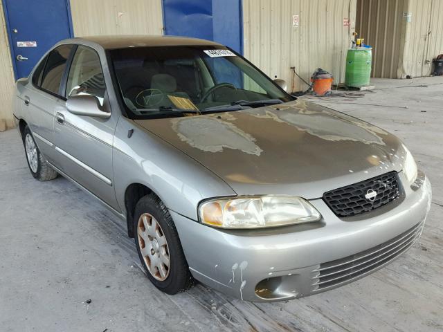 3N1CB51A72L551630 - 2002 NISSAN SENTRA GXE TAN photo 1