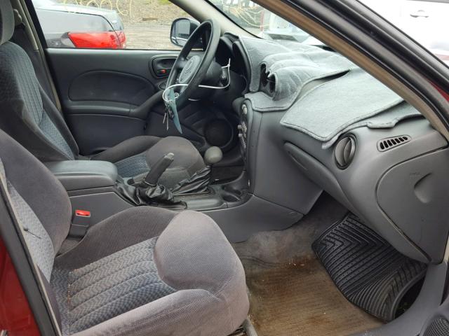 1G2NF52T51M616851 - 2001 PONTIAC GRAND AM S RED photo 5