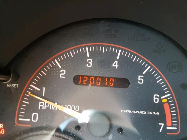 1G2NF52T51M616851 - 2001 PONTIAC GRAND AM S RED photo 8
