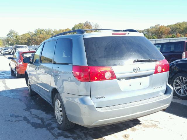 5TDZK23C28S140188 - 2008 TOYOTA SIENNA BLUE photo 3