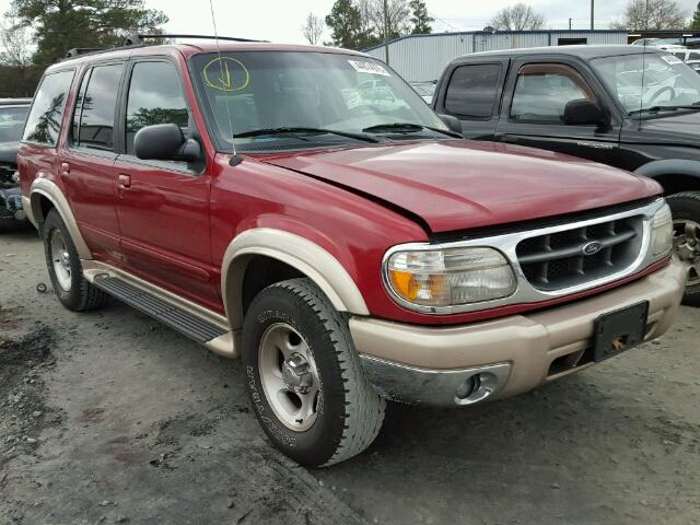 1FMZU32E9XZB21777 - 1999 FORD EXPLORER RED photo 1