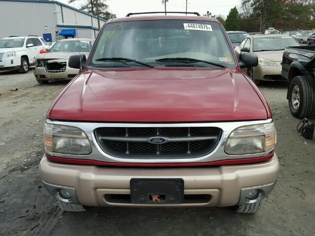 1FMZU32E9XZB21777 - 1999 FORD EXPLORER RED photo 9