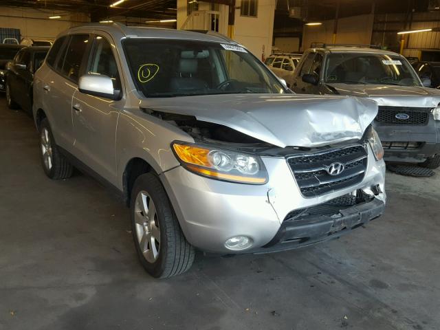 5NMSH73E08H206755 - 2008 HYUNDAI SANTA FE S SILVER photo 1