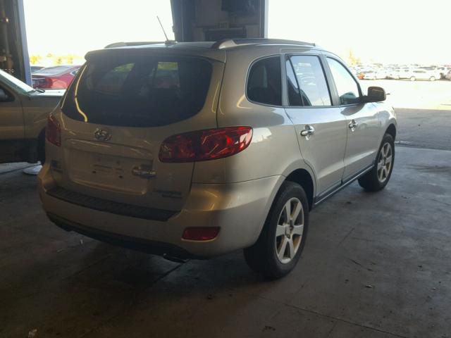 5NMSH73E08H206755 - 2008 HYUNDAI SANTA FE S SILVER photo 4