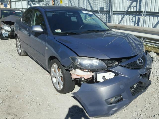 JM1BK32G081155197 - 2008 MAZDA 3 I GRAY photo 1